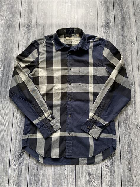 burberry checkered shirt fit|burberry somerton long sleeved shirt.